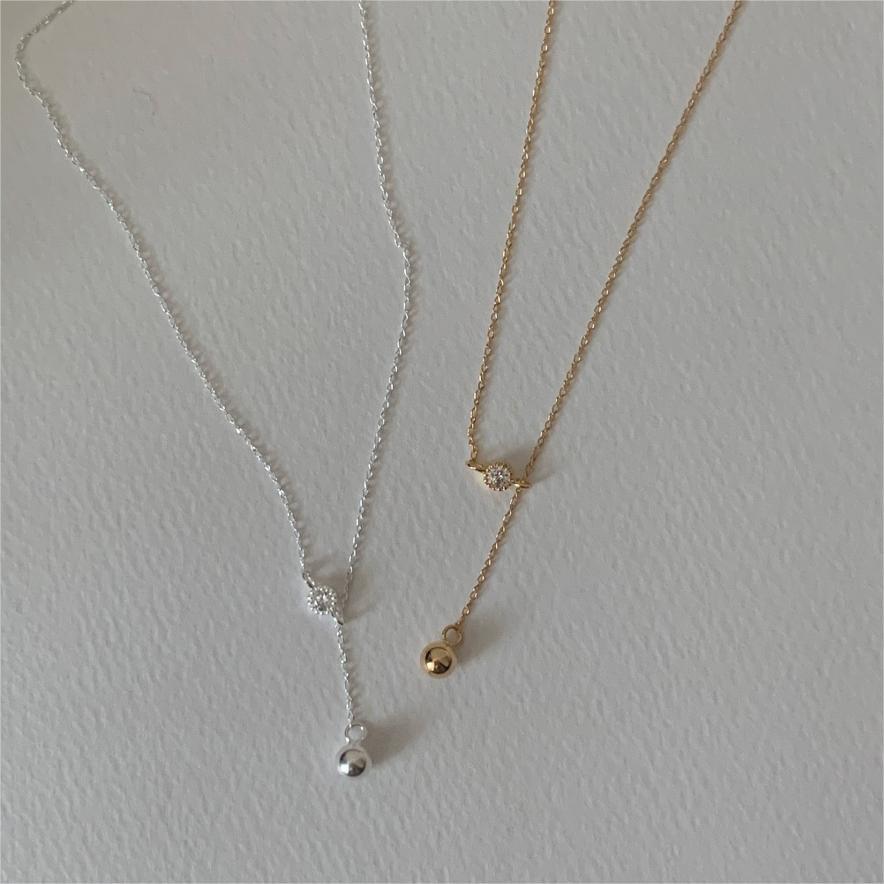 Collana con ciondolo a cuore minimalista in argento sterling 925 con zirconi cubici, catena regolabile