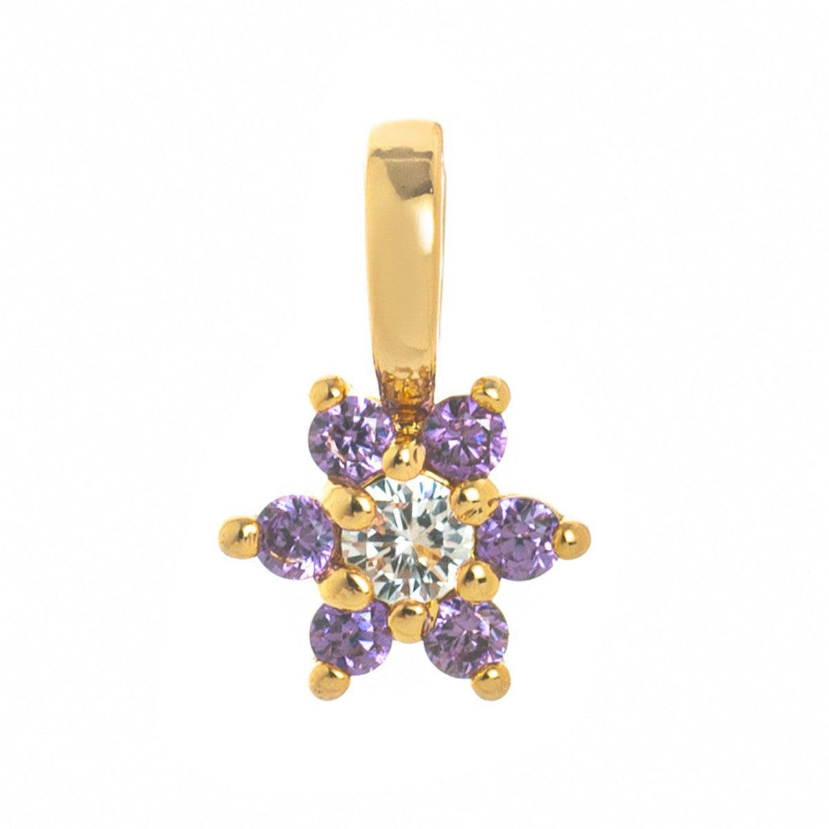 Minimalist Geometric Square Brass Pendant with Gemstone and Cubic Zirconia Inlay DIY Charm Bar Necklace for Women