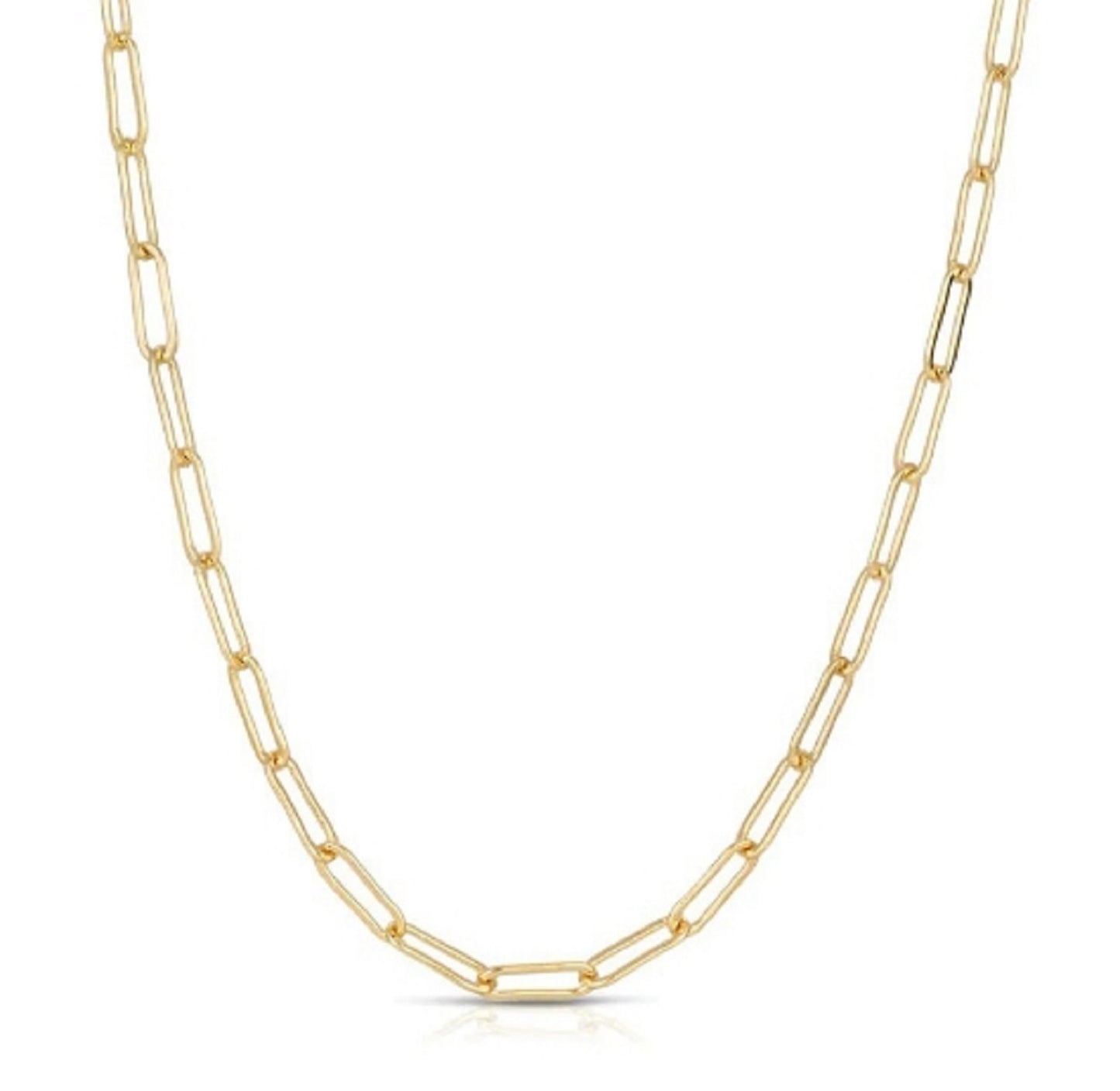 Minimalist 18K Gold Plated Brass Heart Round Square Geometric Pendant Necklace