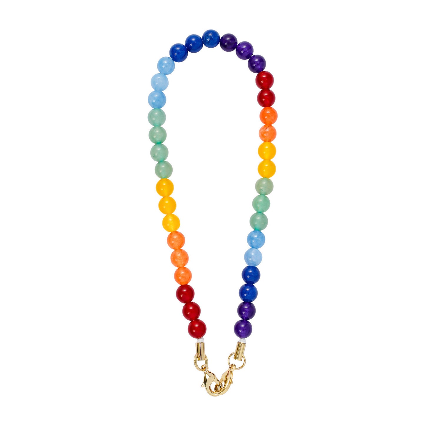 Natural Stone Beaded Phone Chain Lanyard with Obsidian and Amazonite Round Geometric Charm Anti-Loss Strap Unisex