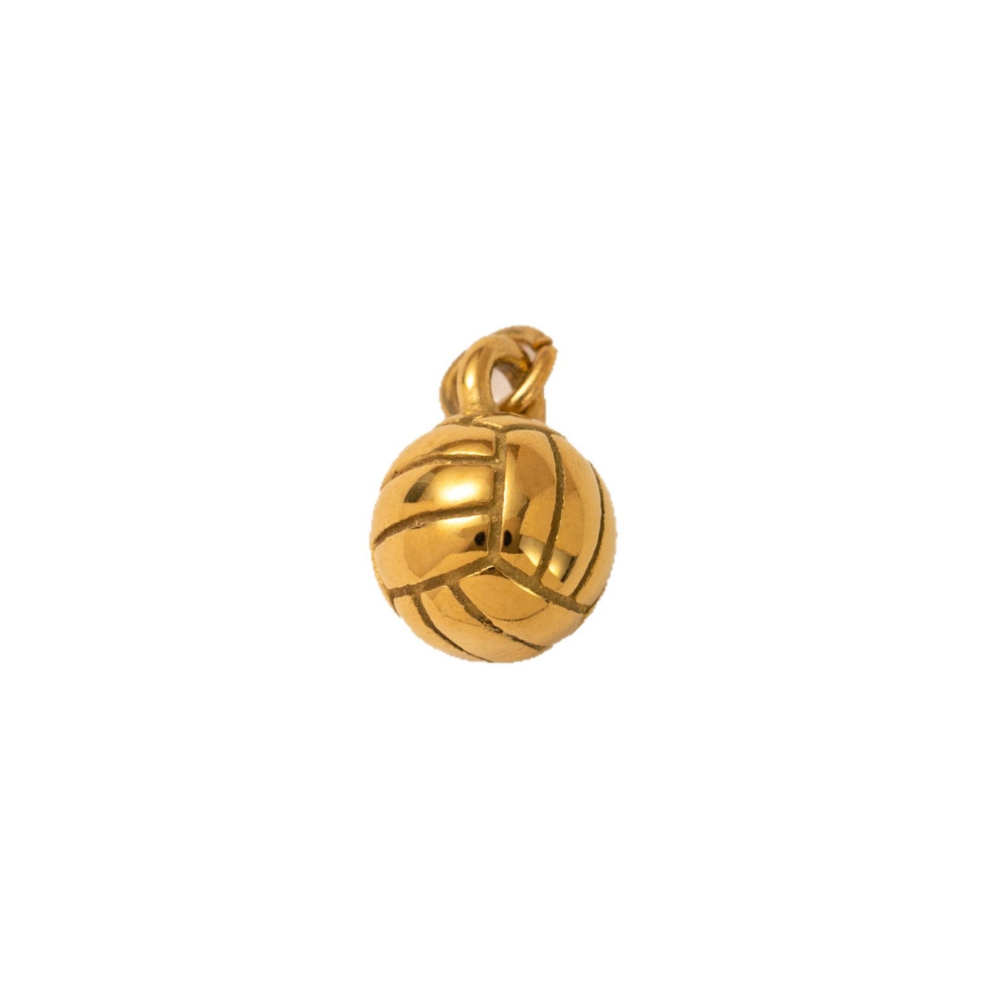 Sporty Vintage Abstract Stainless Steel PVD Gold Plated Pendant Charm Bar