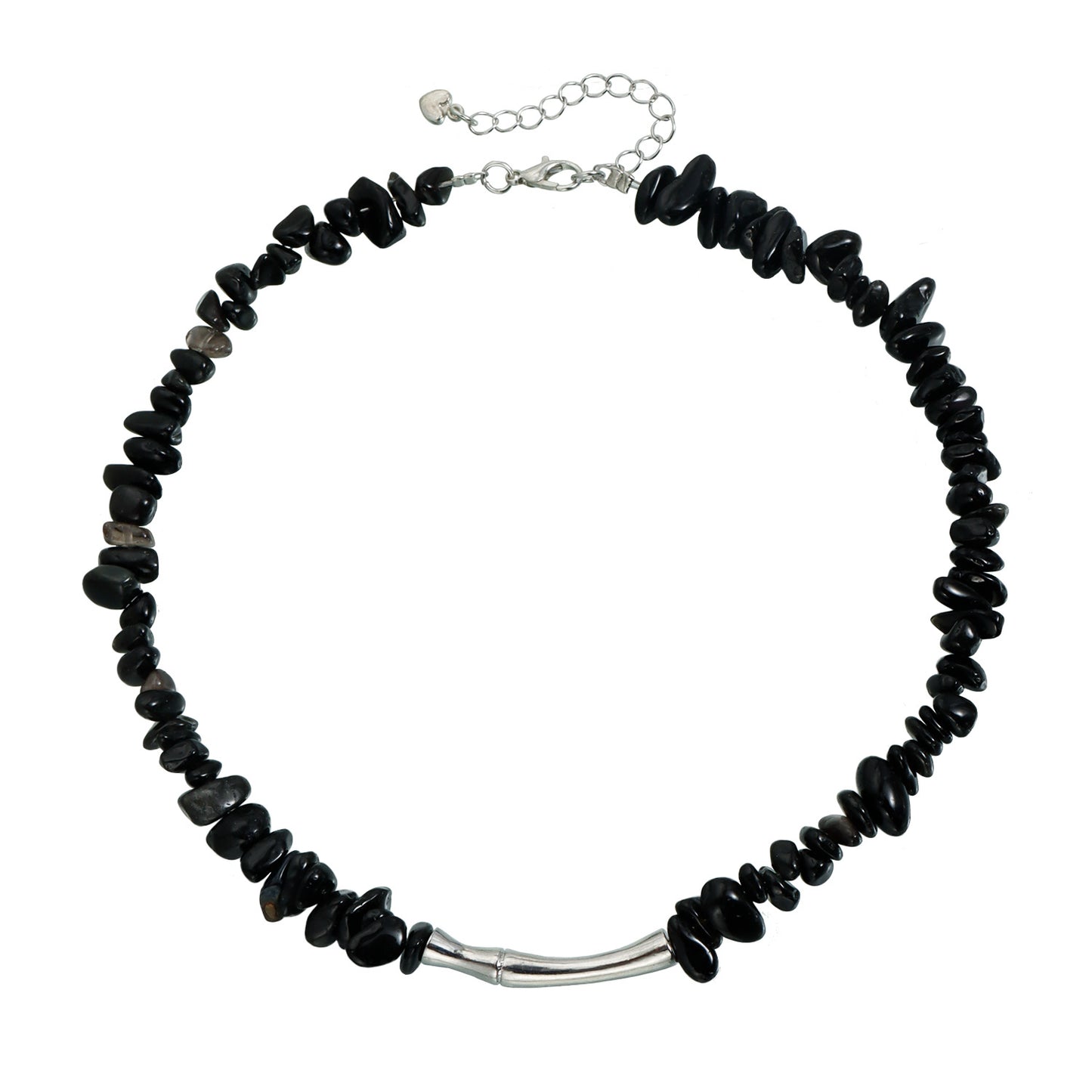 Irregular Geometric Plated Alloy Beaded Necklace Set for Women