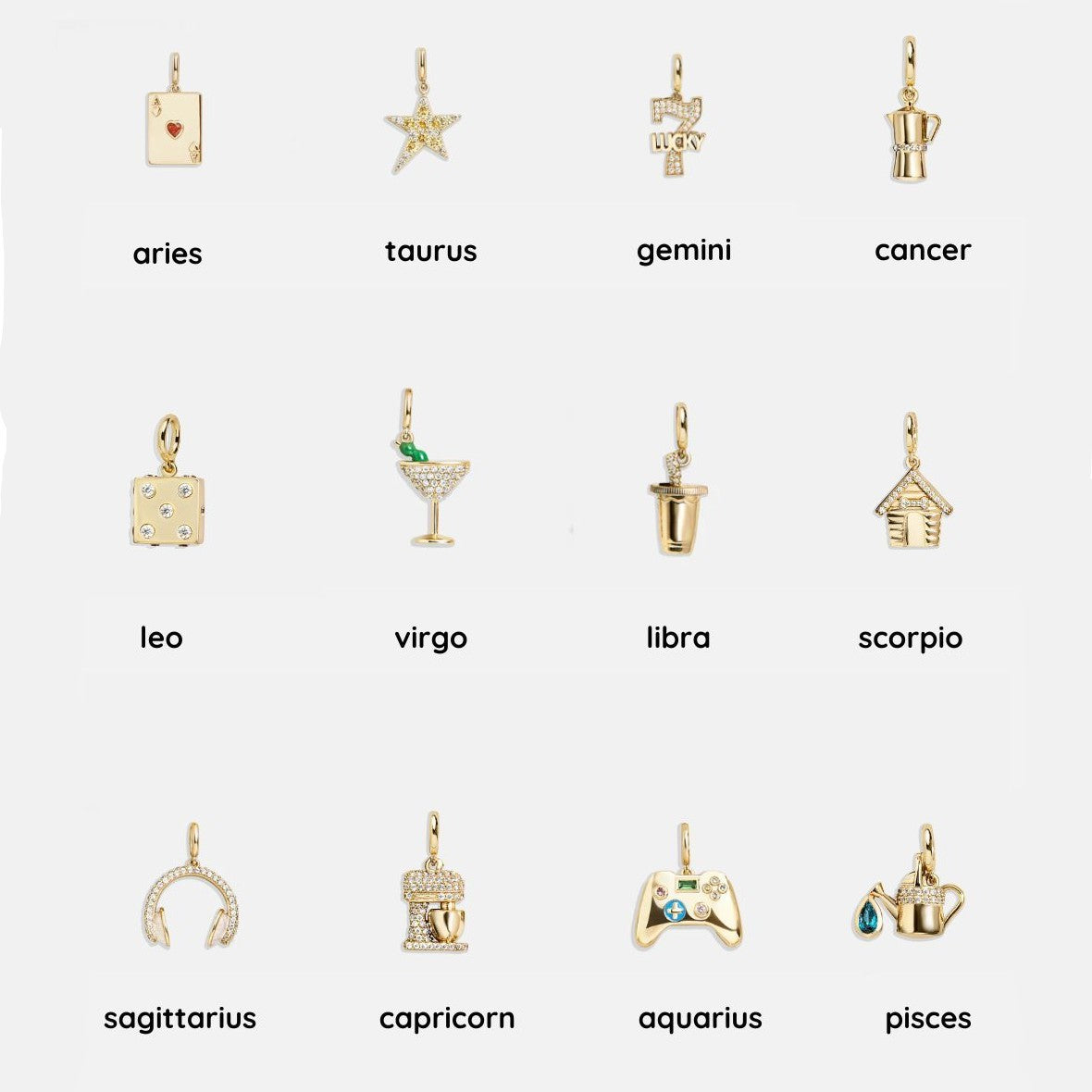 18K Gold Plated Stainless Steel DIY Charm Bar