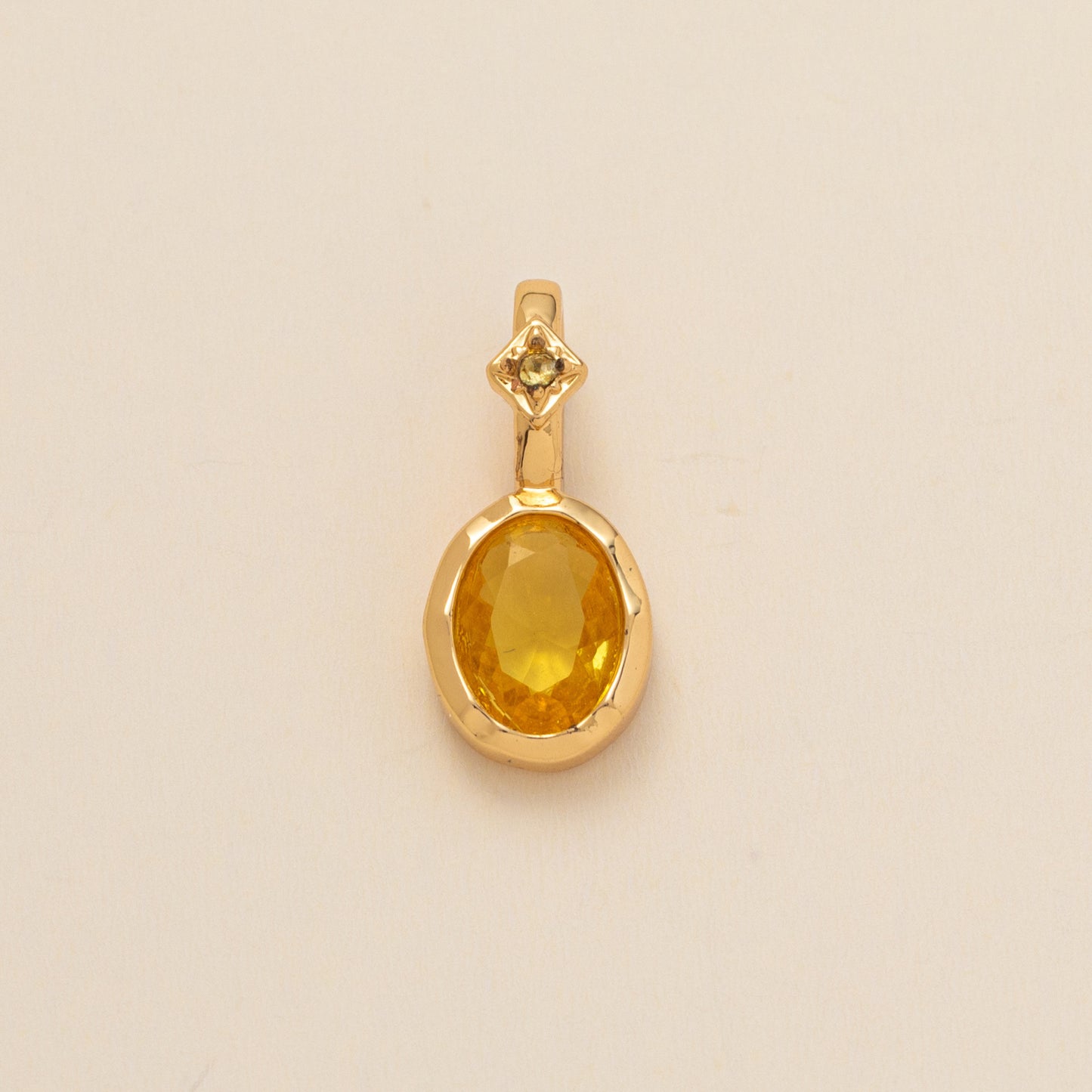 Minimalist Square Geometric Brass Charm Bar with Cubic Zirconia Inlay for Women