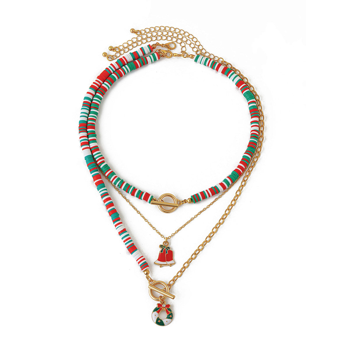 Fashion Geometric Resin and Alloy Plated Necklace Set for Women