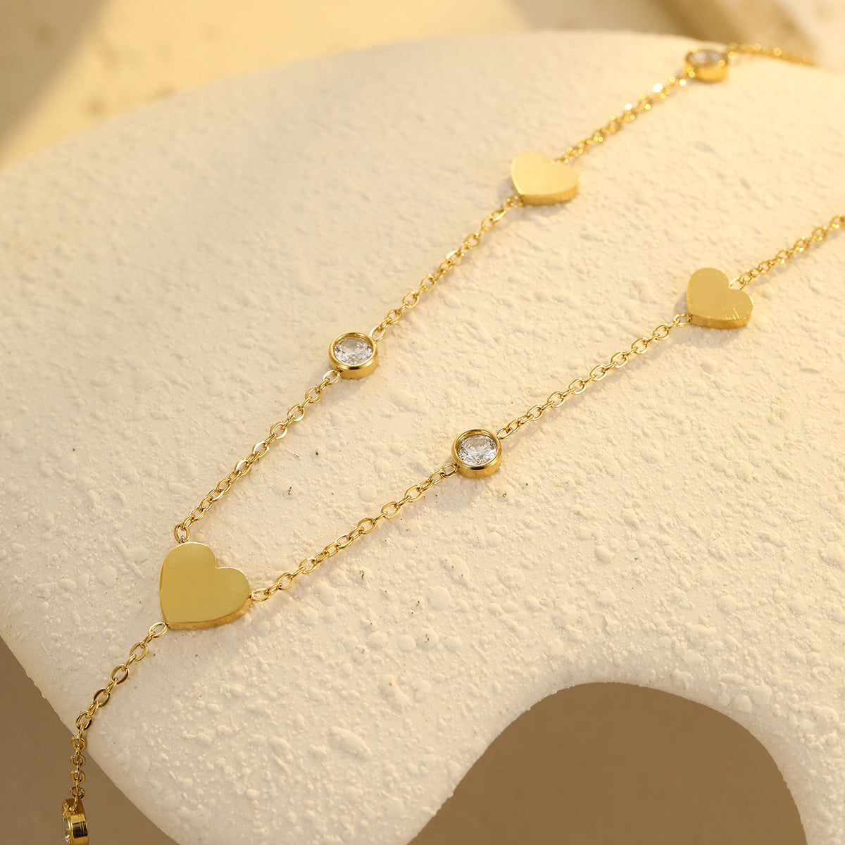 Collar Minimalista con Borla en Y con Forma de Lágrima de Acero Inoxidable para Mujer con Baño de Oro, Hipoalergénico y Resistente a la Decoloración