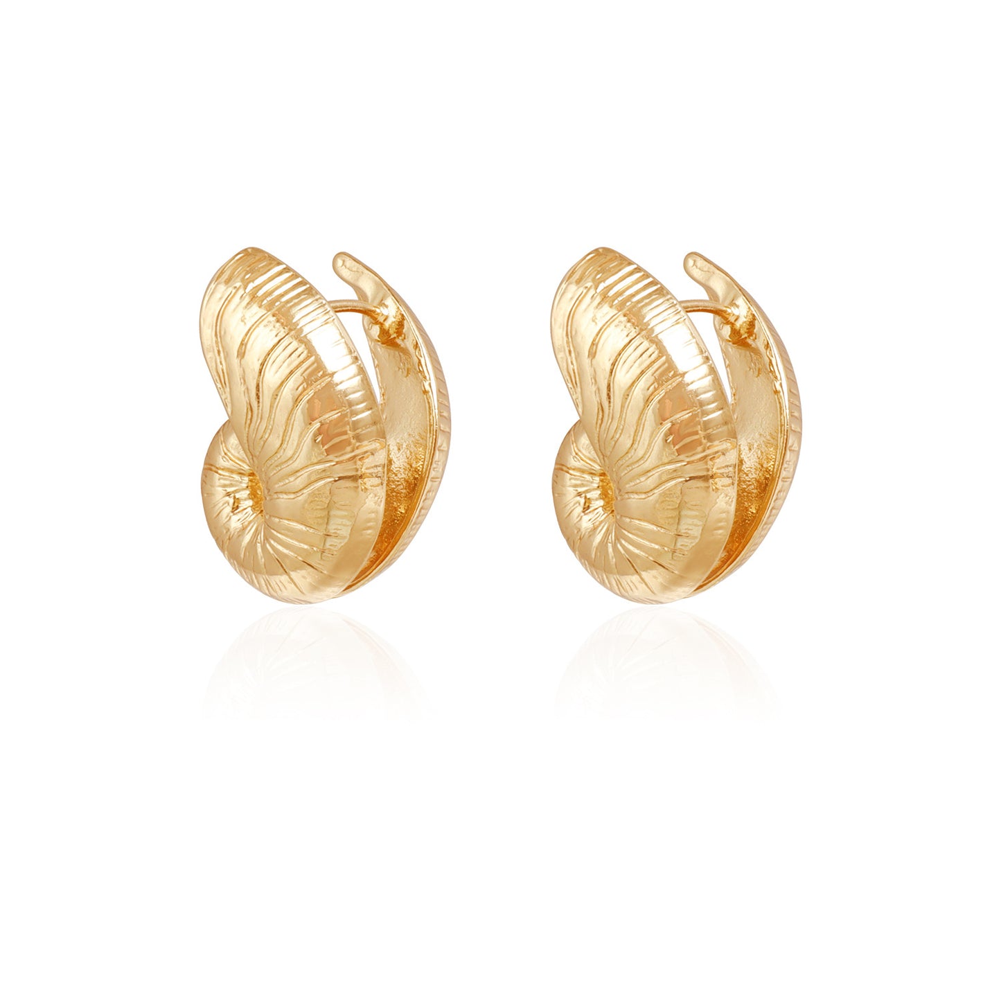 Casual Geometric Plated Zinc Alloy Leaf Earrings for Women