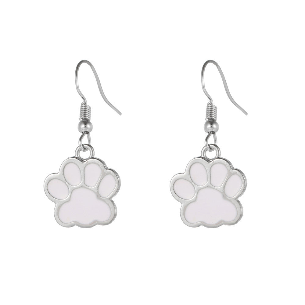 Drip Oil Alloy Animal Earrings