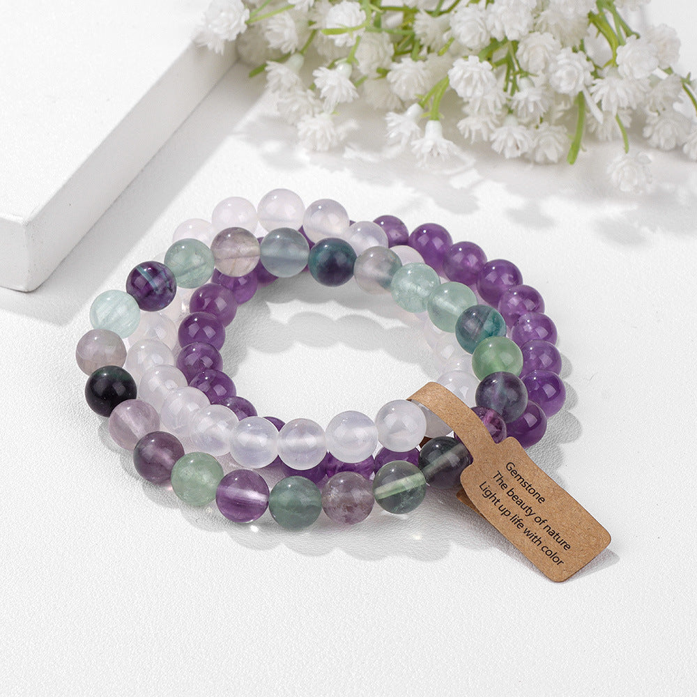Casual Rainbow Fruit Shape Crystal Bracelet for Women