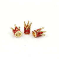 Plated Alloy Rhinestone Charm Bar