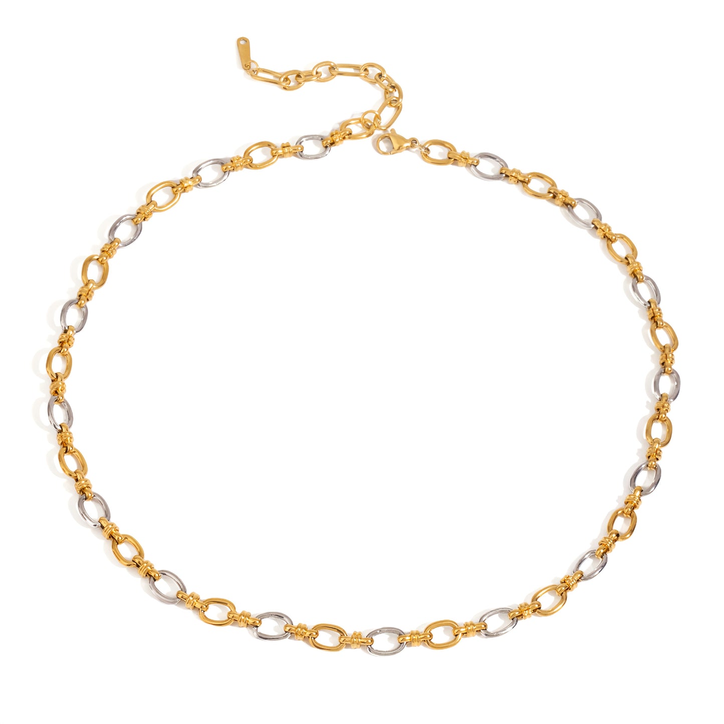 Minimalist Geometric Titanium Steel Pendant Stainless Steel Necklace for Women