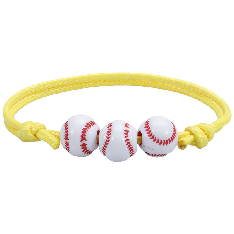 Sporty Unisex Resin Braided Bracelet