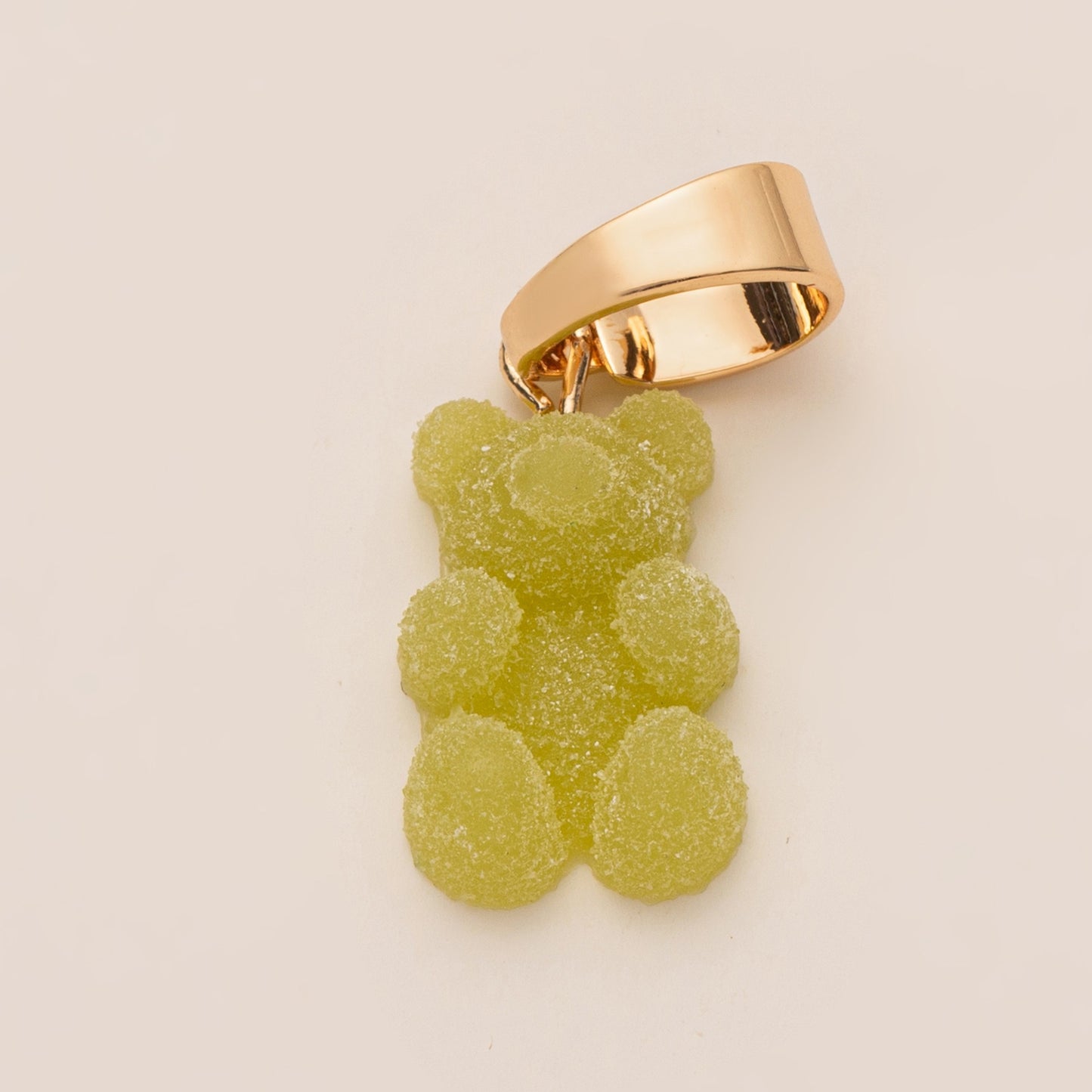 Sweet 18K Gold Plated Alloy Heart Charm Bar