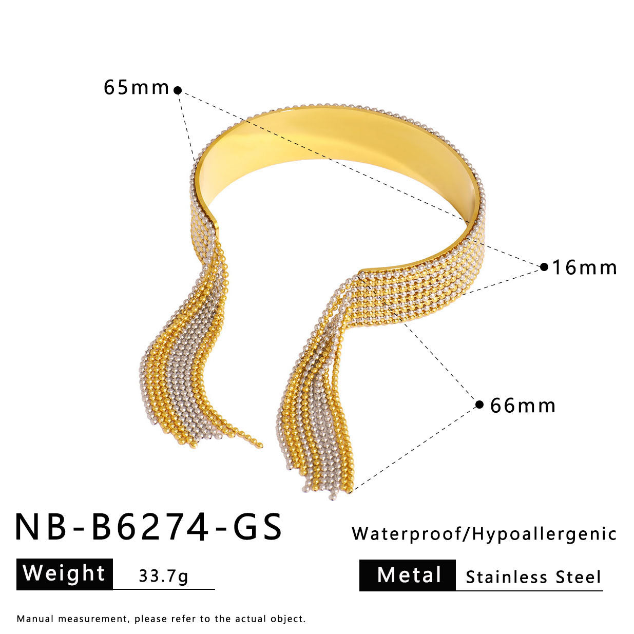 Set Anello e Bracciale con Nappe Minimalisti a Forma di C in Acciaio Inossidabile da Donna con Design Aperto e Finitura Galvanizzata