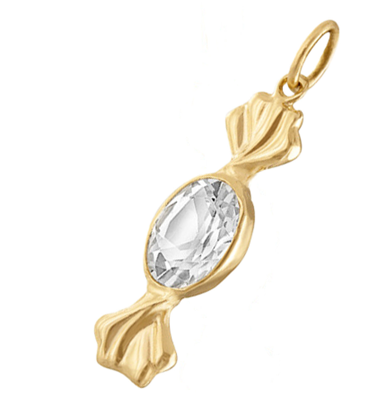 Vintage 18K Gold Plated Stainless Steel Pendant Charm Bar for Women
