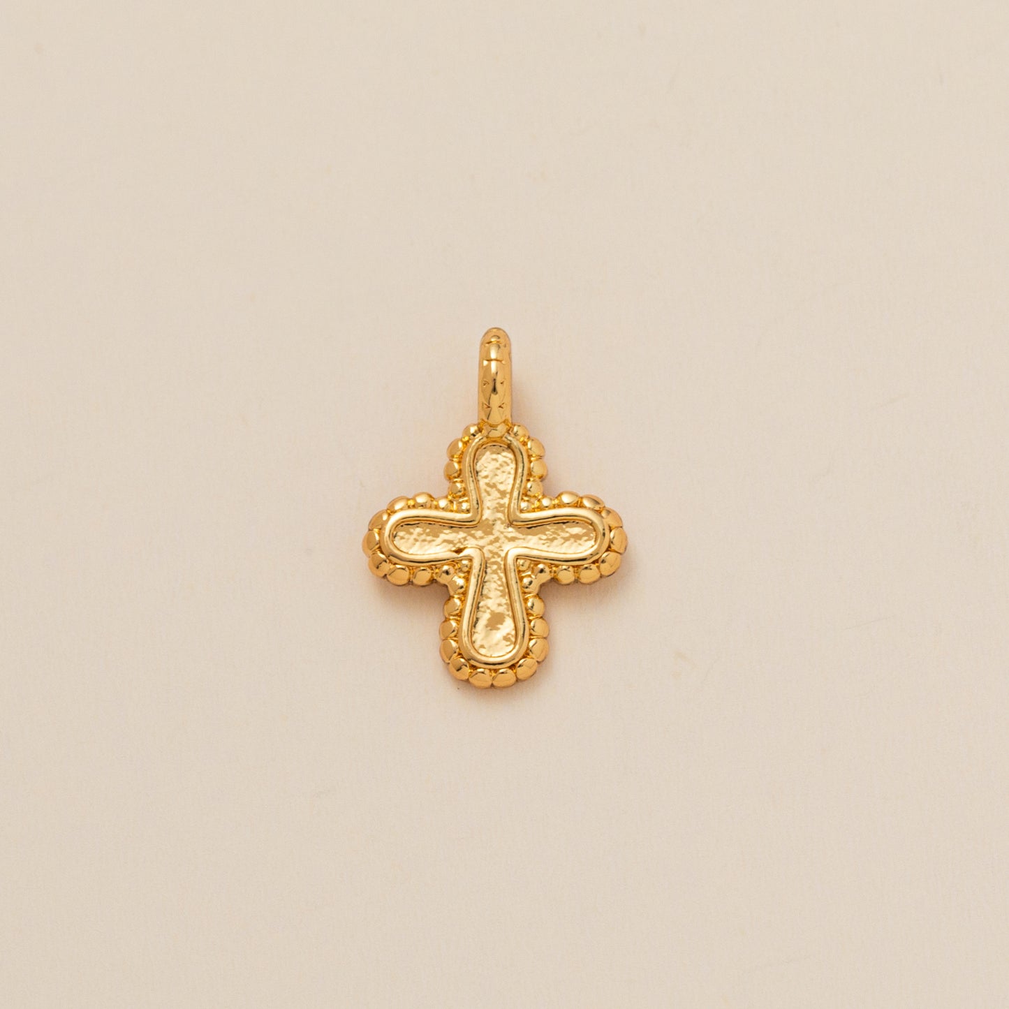 Fashion Plated Stainless Steel Cubic Zirconia Charm Bar Pendant