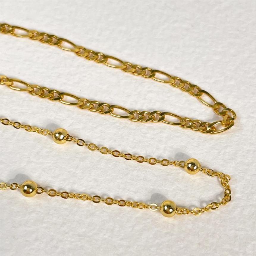 Braccialetto con catena a sfera con perline rotonde a croce, in argento Sterling 925, per donne
