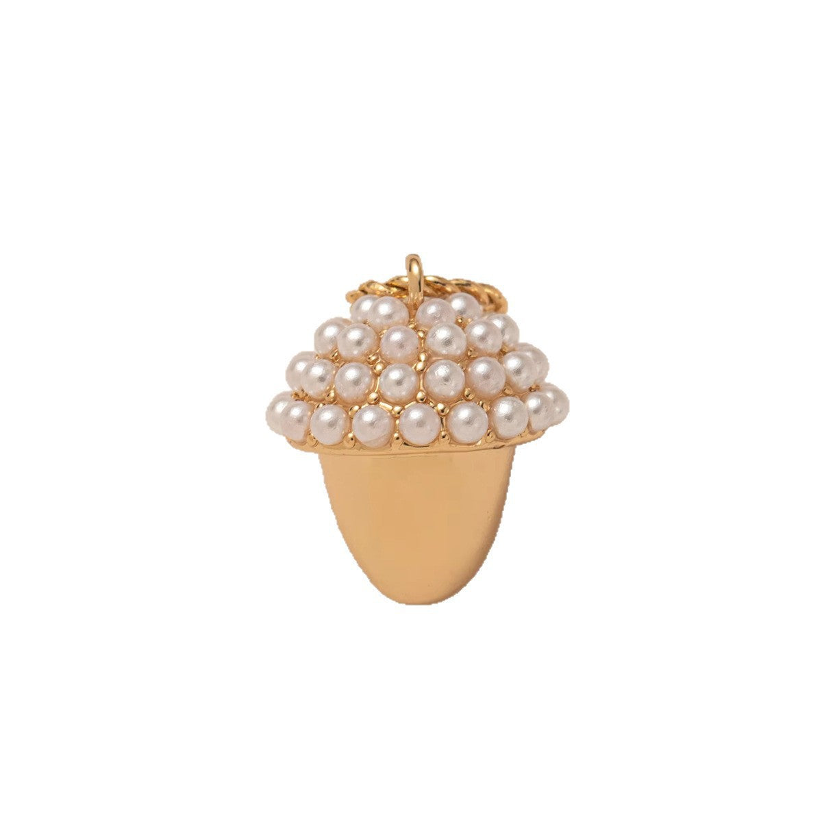 Minimalist Fruit Shape Brass PVD Plated DIY Charm Bar