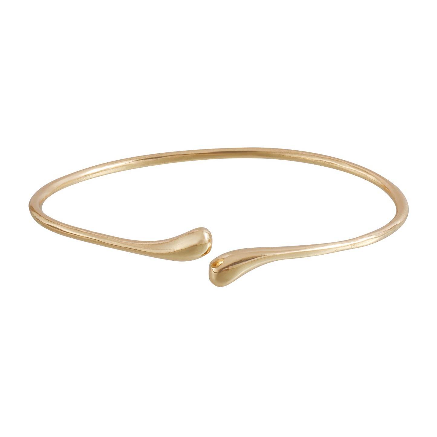 Minimalist Geometric Alloy Cuff Bracelet with Plated Finish Adjustable Fashion Arm Band