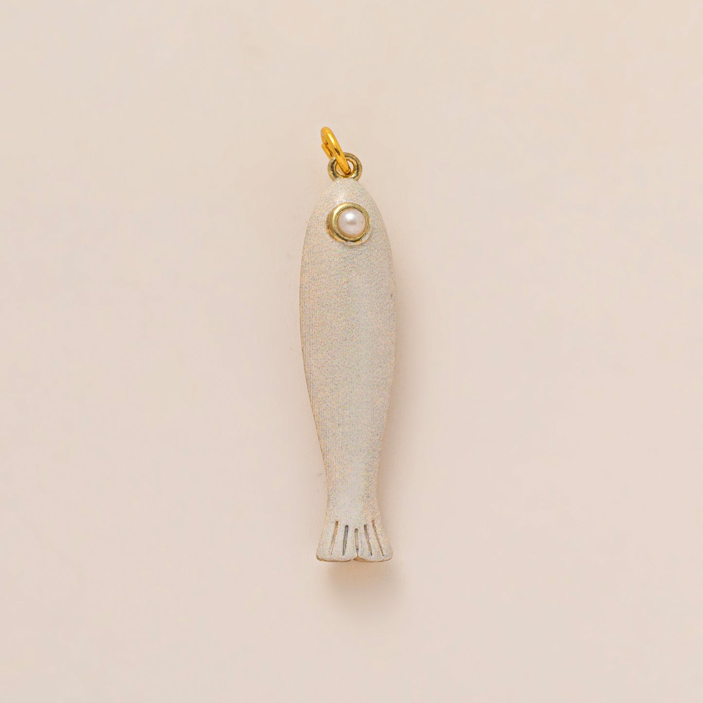 Vintage 18K Gold Plated Brass Animal Charm Bar