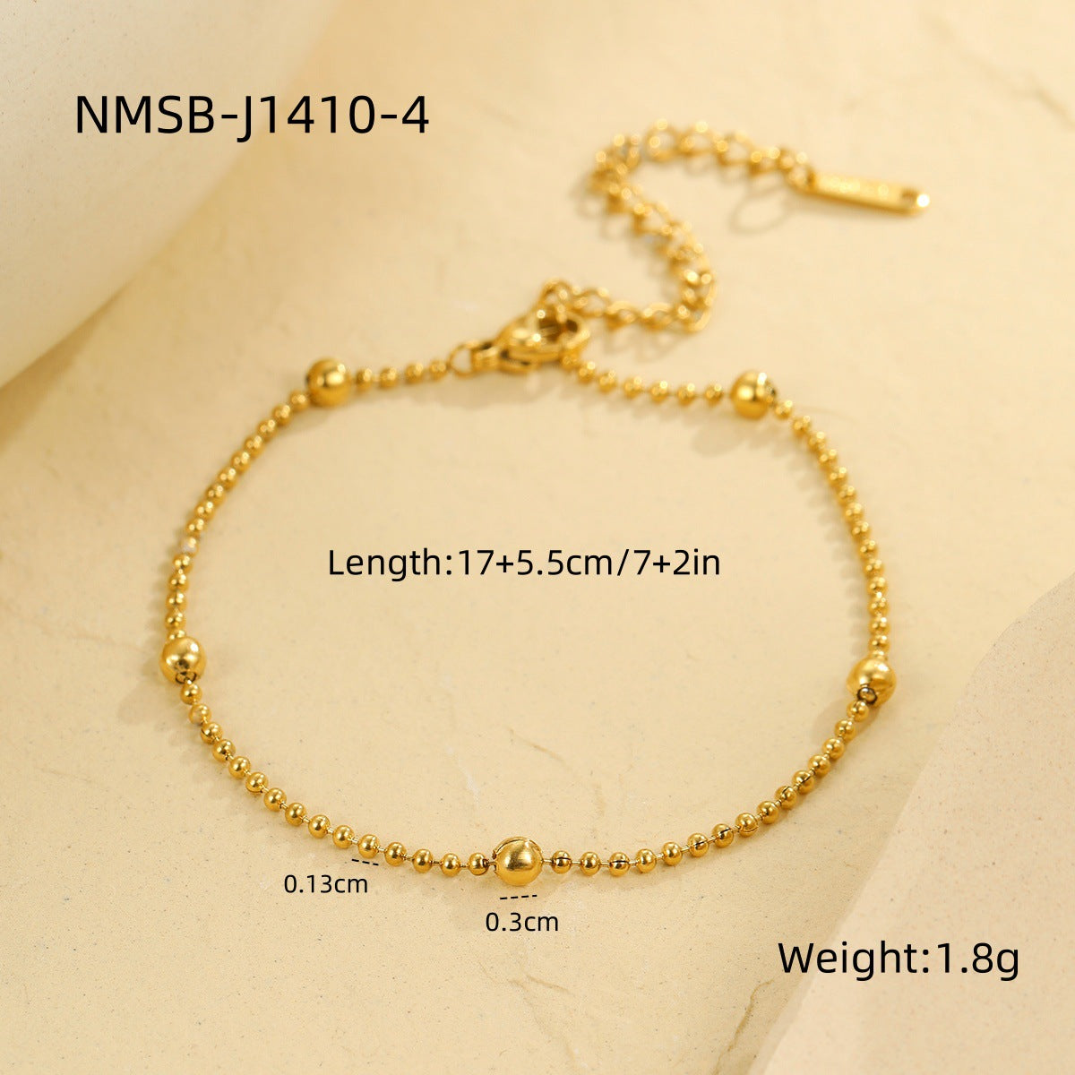 Conjunto de collar y pulsera de acero inoxidable con perlas barrocas geométricas bañadas en oro de 18K a la moda para mujer