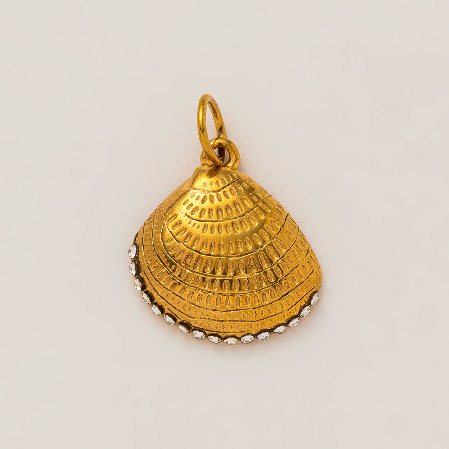 Vintage PVD Gold Plated Stainless Steel Eyeshadow Palette Charm Bar
