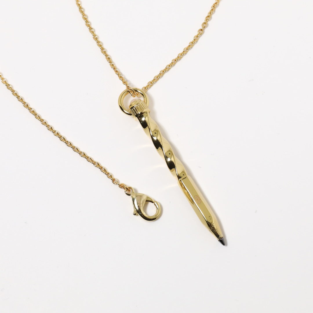 Luxury Gold Plated Brass Letter Pendant Necklace for Women