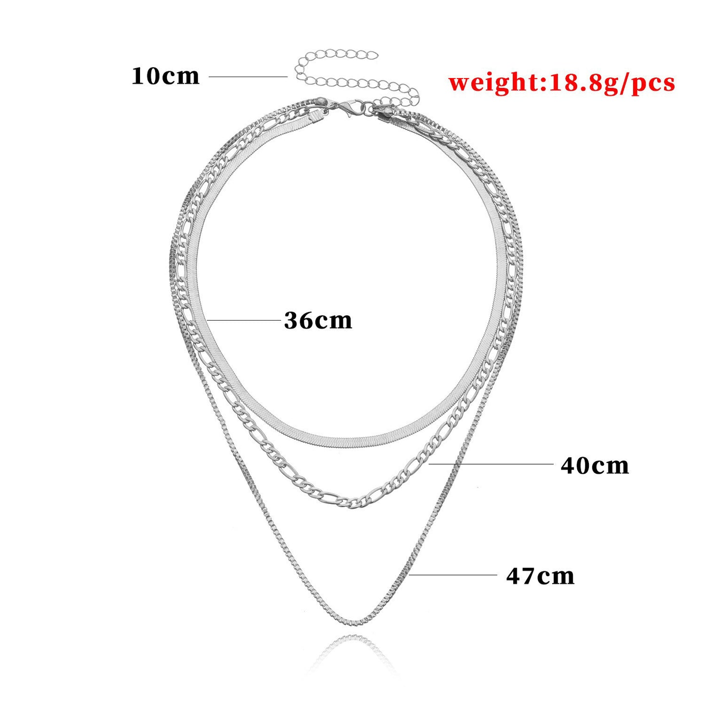 Geometric Punk Metal Blade Chain Necklace for Women - Fashion Minimalist Short Pendant Jewelry