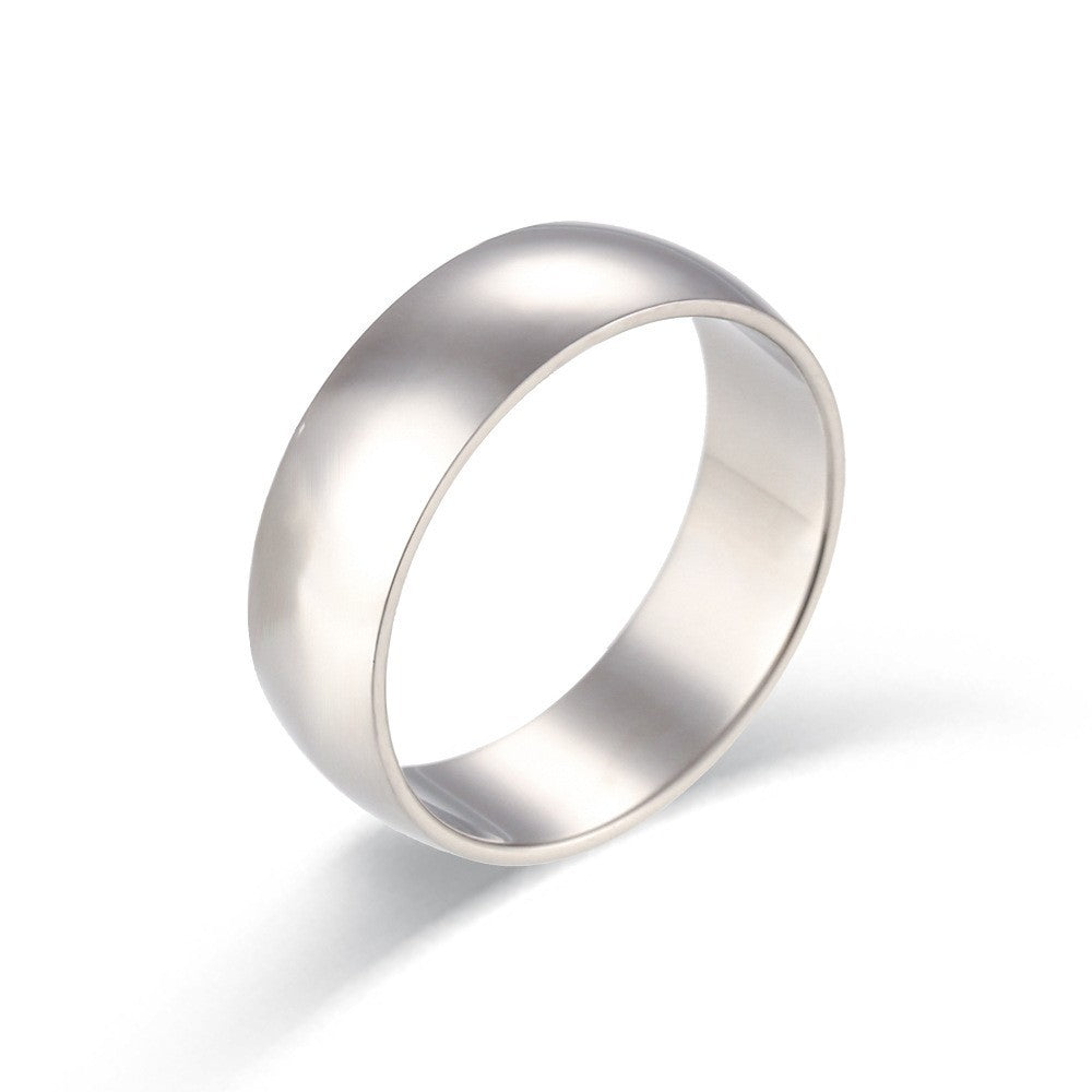 Anello minimalista geometrico in acciaio inossidabile con placcatura in oro 18 carati e zirconi micro-pavé da donna
