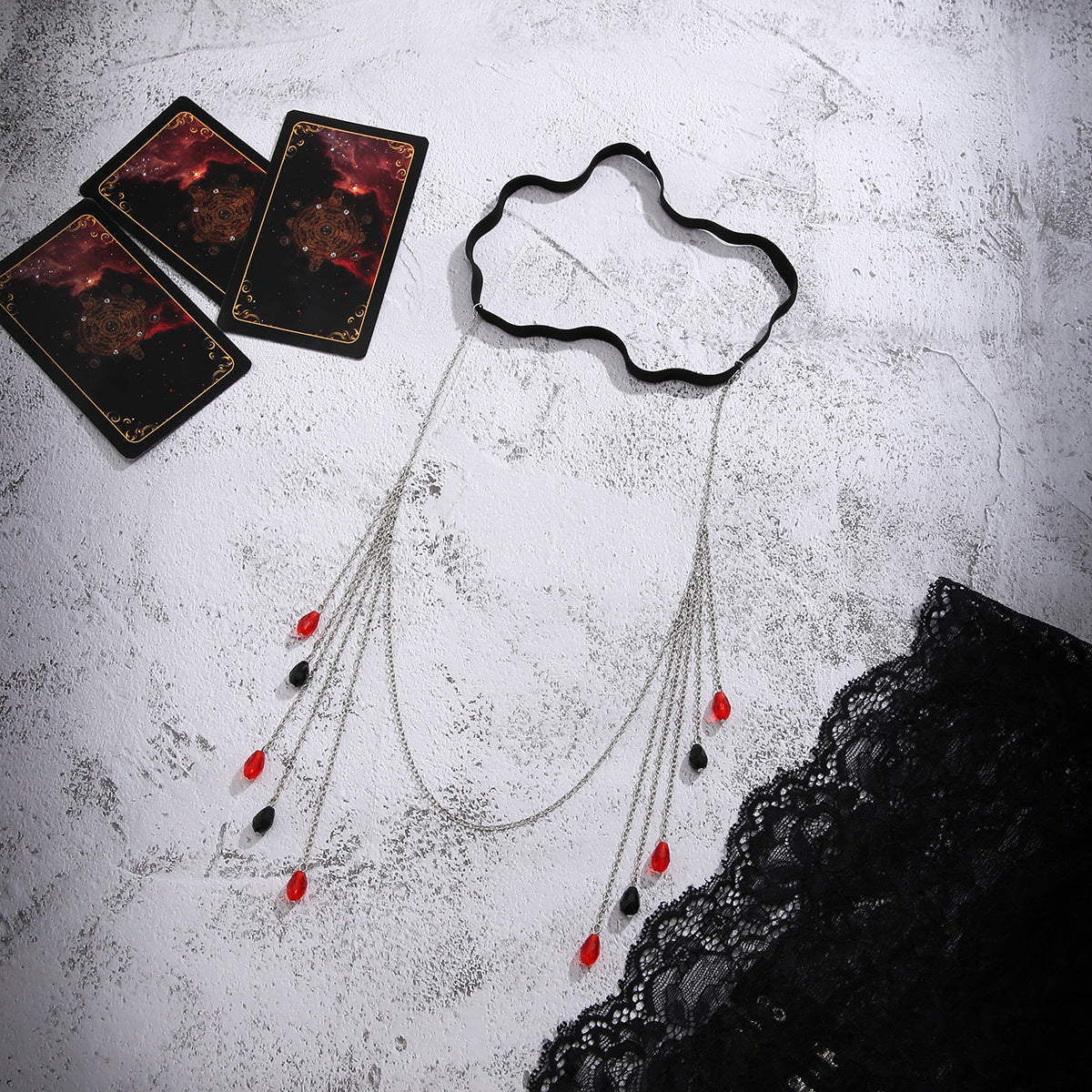 Sexy Teardrop Crystal Alloy Anklet with Tassel for Women