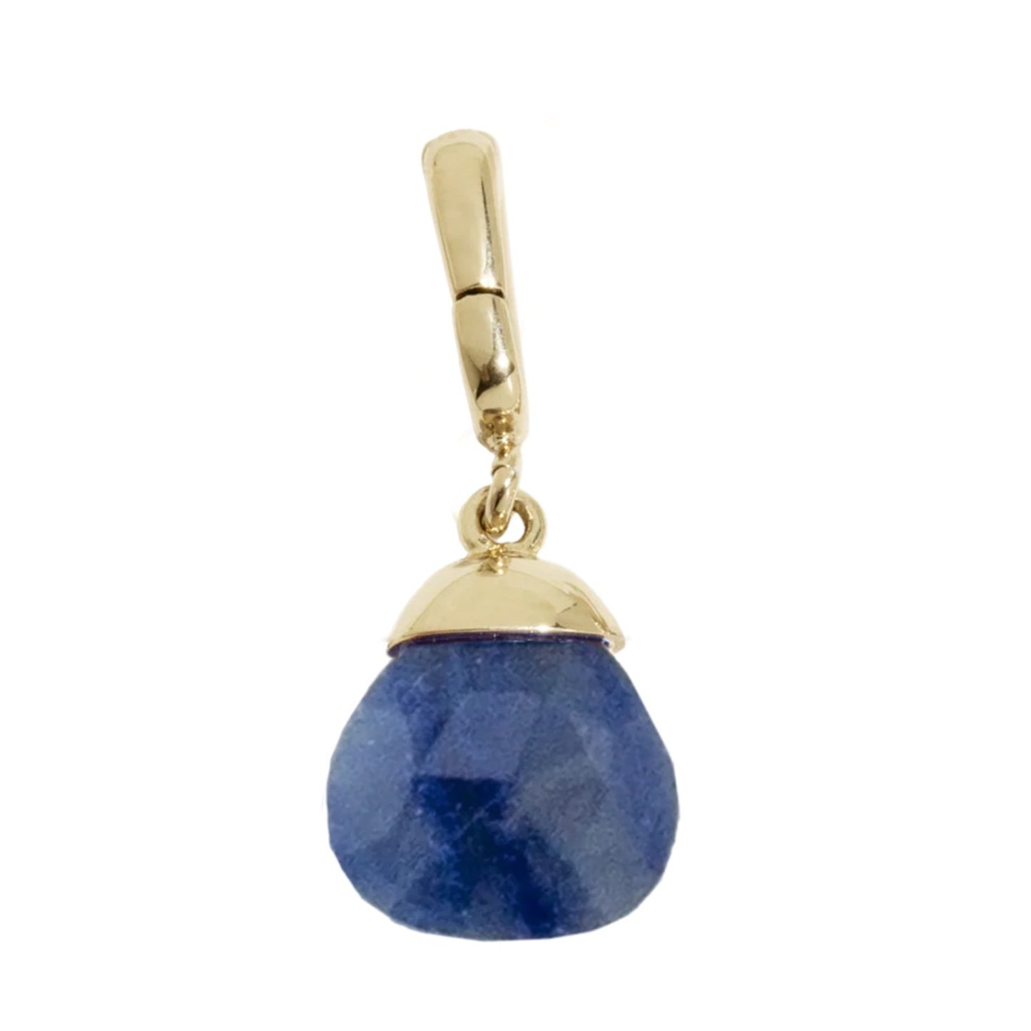 Colorful Birthstone Cubic Zirconia Teardrop Plated Stainless Steel Necklace