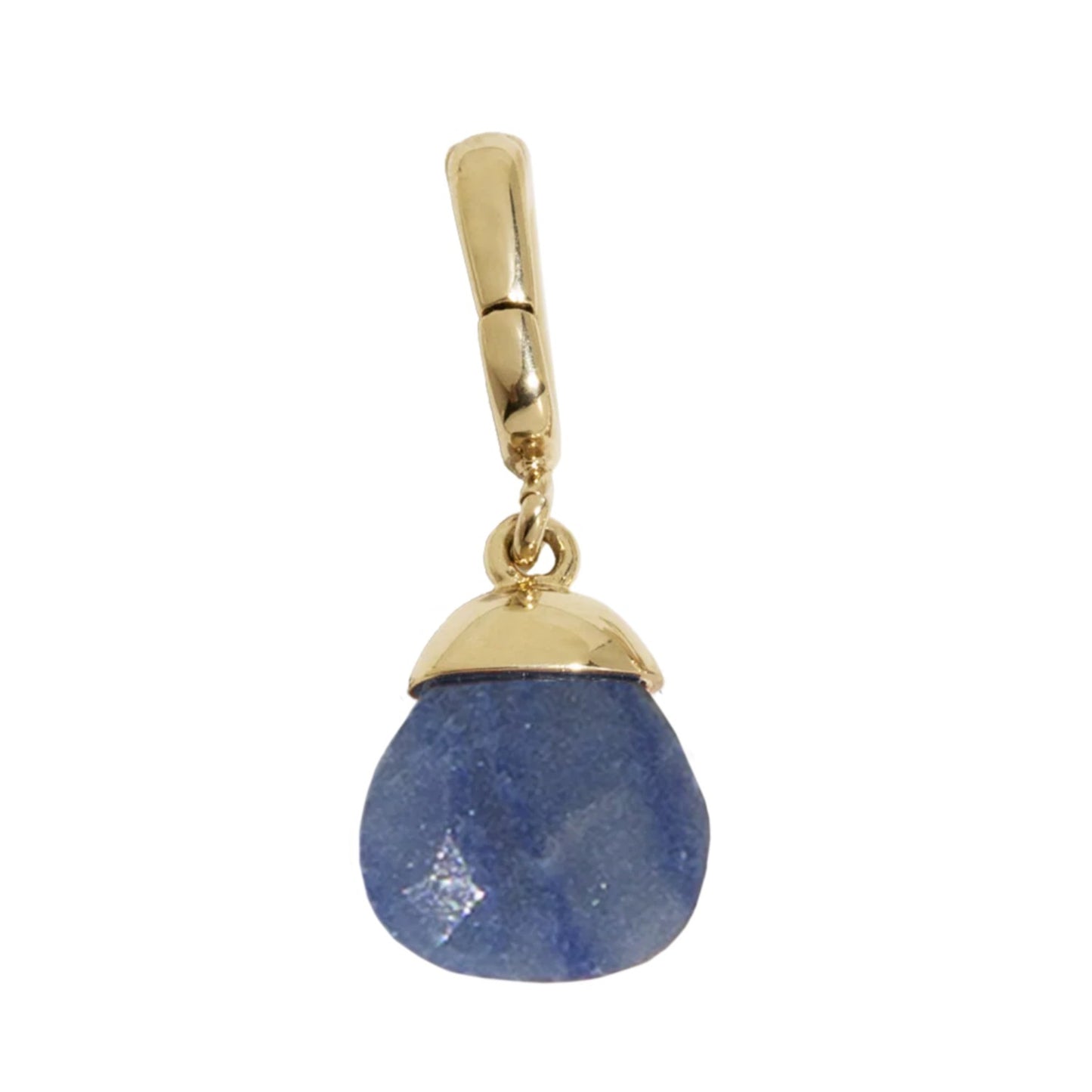 Colorful Birthstone Cubic Zirconia Teardrop Plated Stainless Steel Necklace