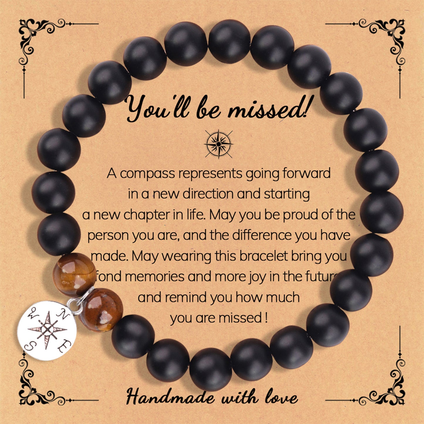 Minimalist Cat's Eye Letter Bracelet for Unisex