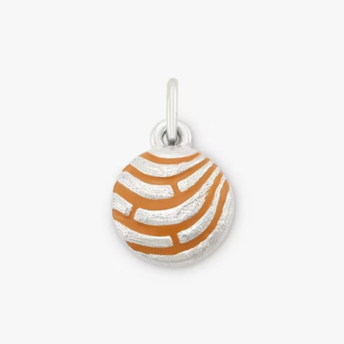 Colorful Geometric Brass Plated Necklace with Ice Cream Food Charms