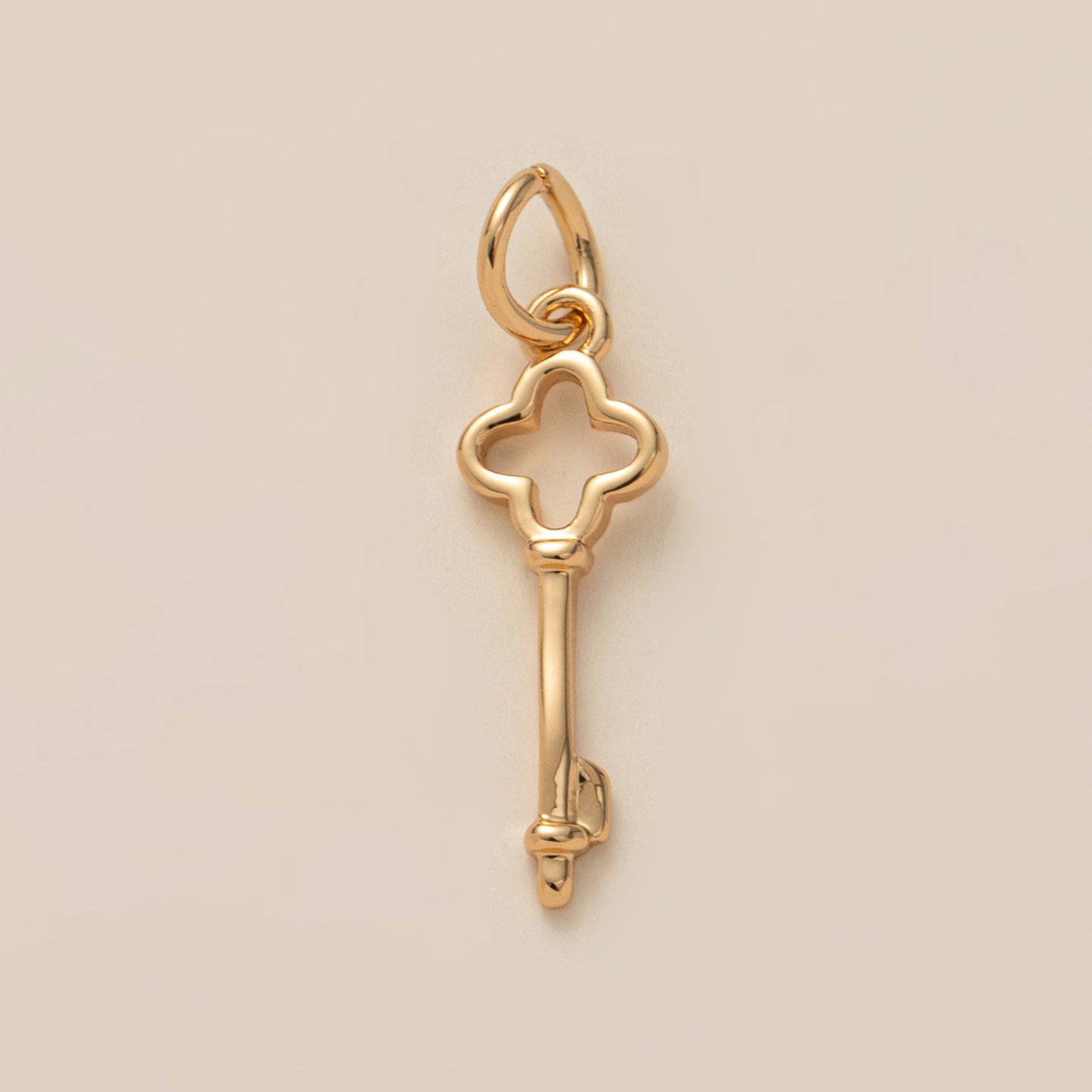 Minimalist Heart Geometric Brass Plated Pendant Necklace