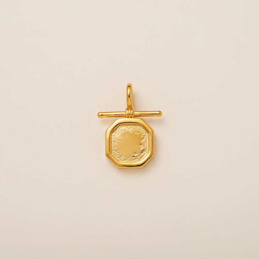 Luxury Casual 18K Gold PVD Stainless Steel Star Geometric Pendant Necklace with Sun Moon Planet Rainbow Elements