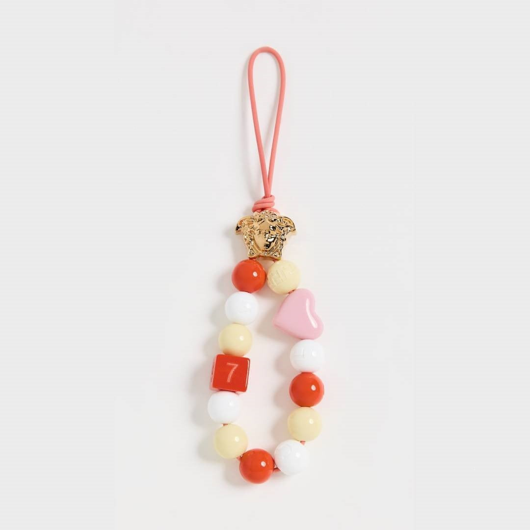 Vintage Elegant Geometric Cherry Heart Teardrop Bell Alloy Plated Bag Charm
