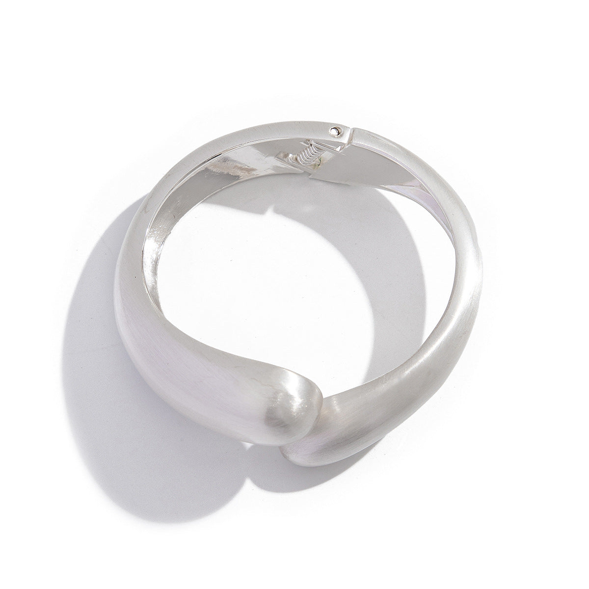 Geometric Teardrop Plated Zinc Alloy Wide Cuff Bracelet Set