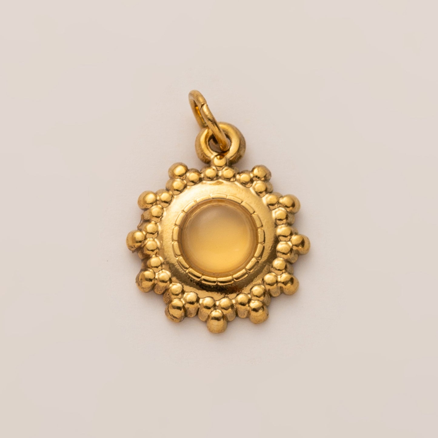 Vintage Heart Shaped Stainless Steel 18K Gold Plated Charm Bar Necklace for Women