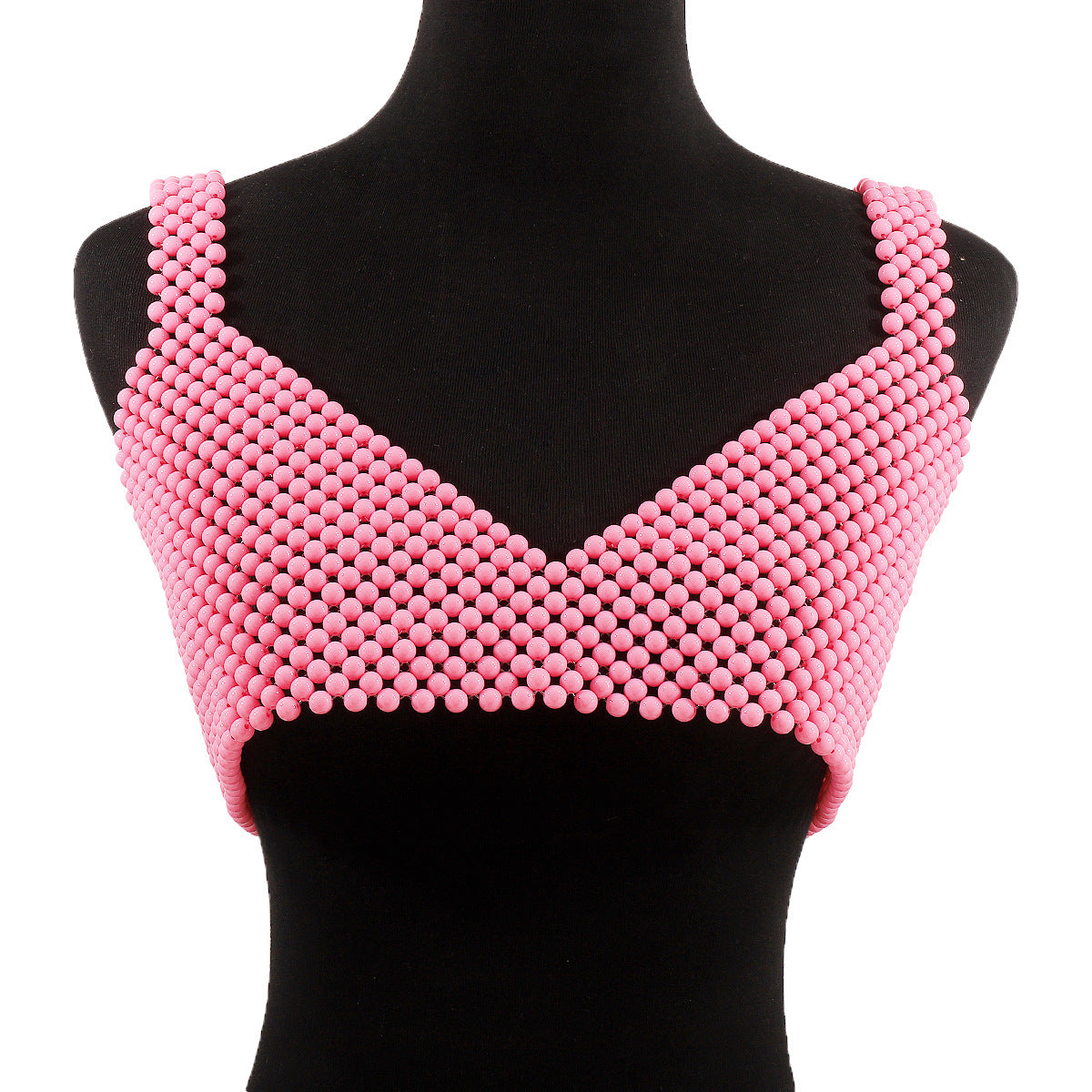 Sweet and Edgy Geometric Acrylic Body Chain for Women with Handcrafted Detail
