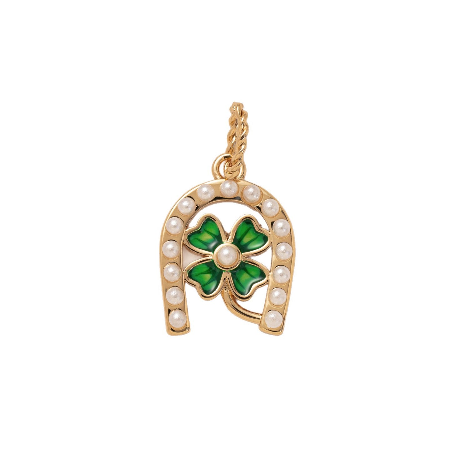 Minimalist Round Square Star Moon Brass Plated Shoe Charm