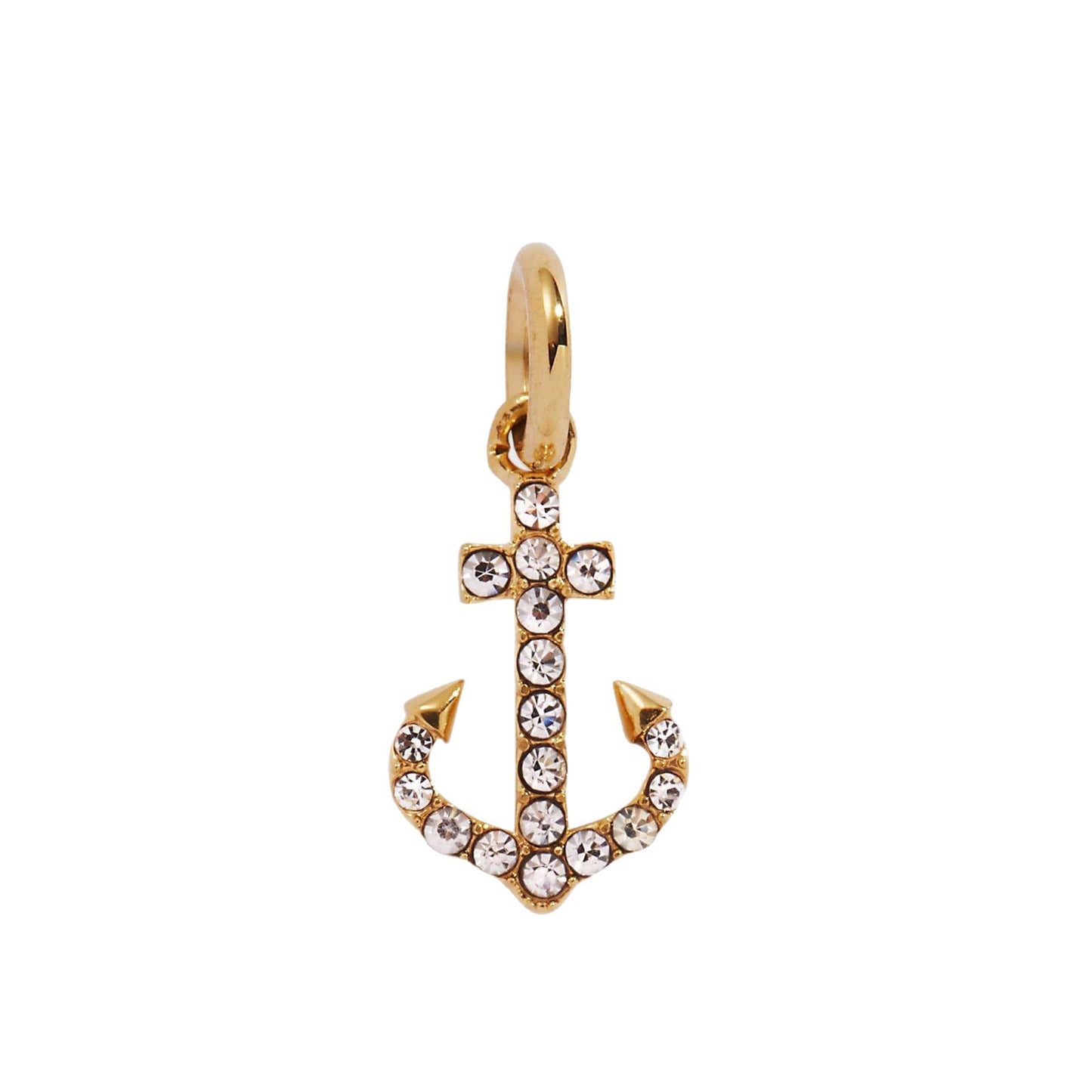 Minimalist Stainless Steel PVD Gold Plated Pendant Charm Bar