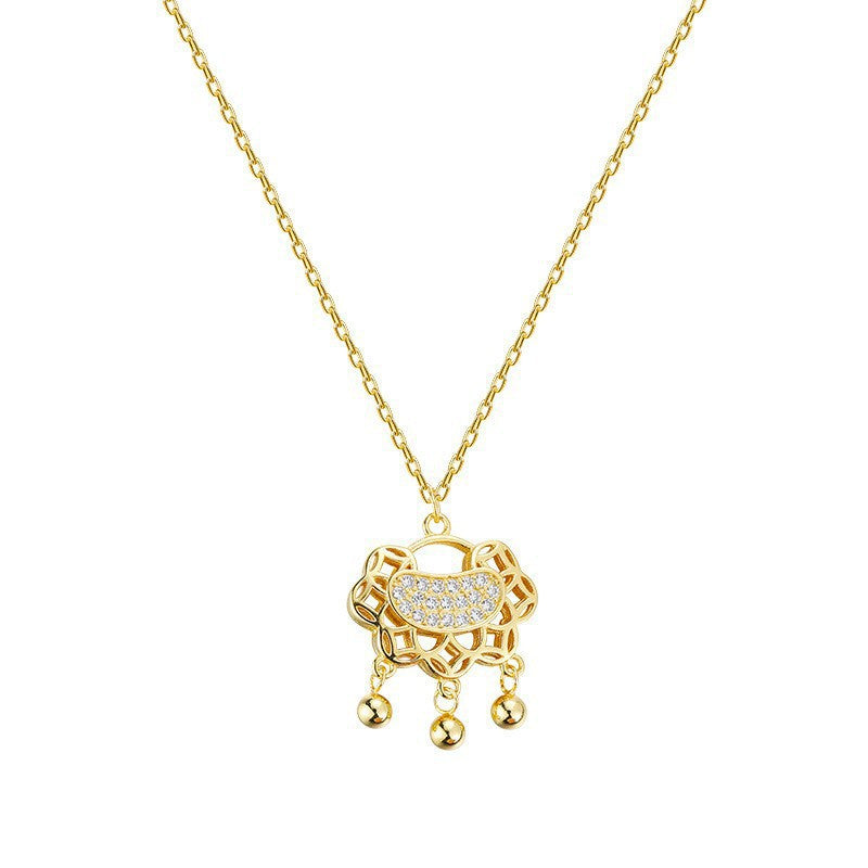 Minimalist Irregular Animal-Shaped Titanium Steel Pendant Necklace with Plating Finish for Unisex Wear