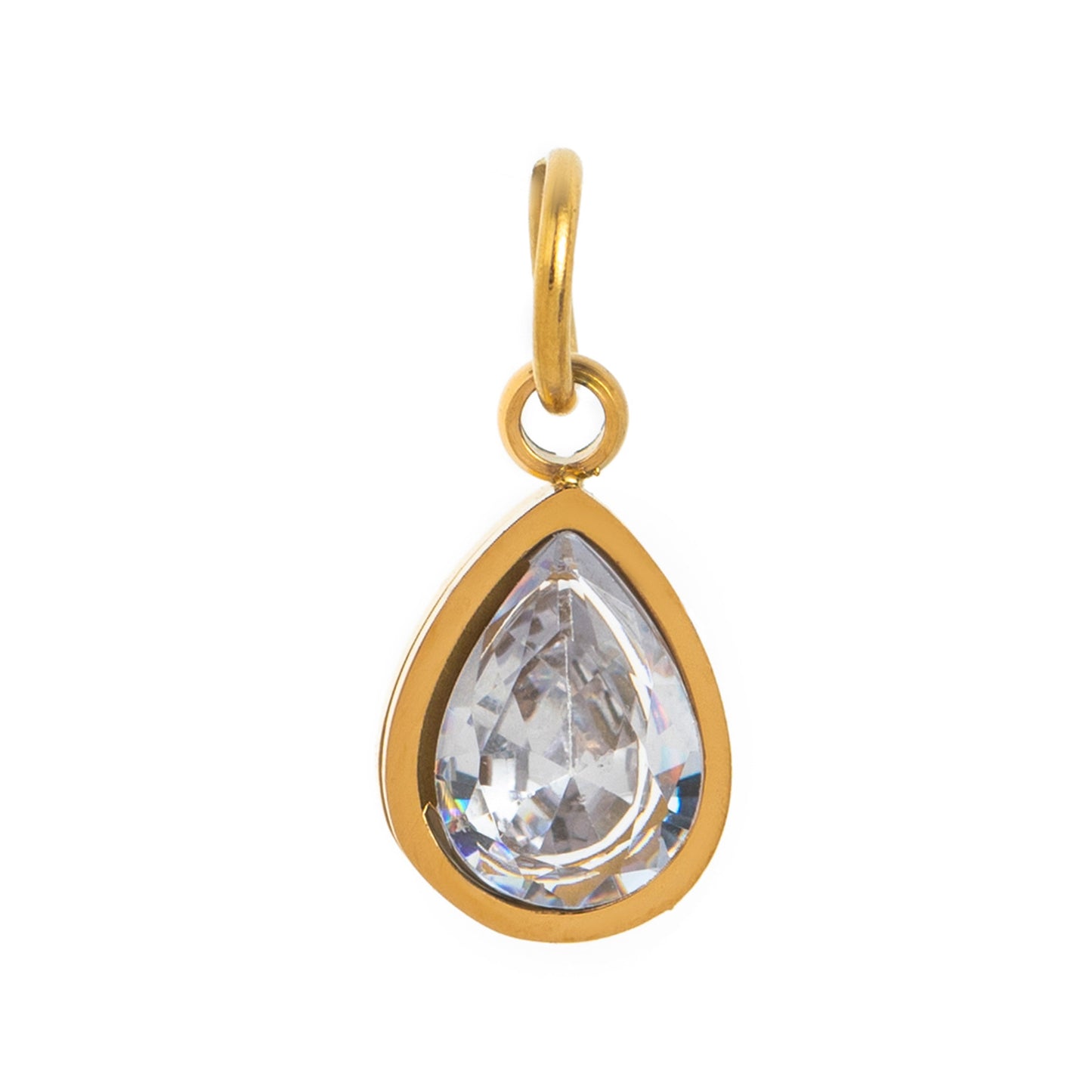 Fashion Business Stainless Steel PVD Gold Plated Charm Bar