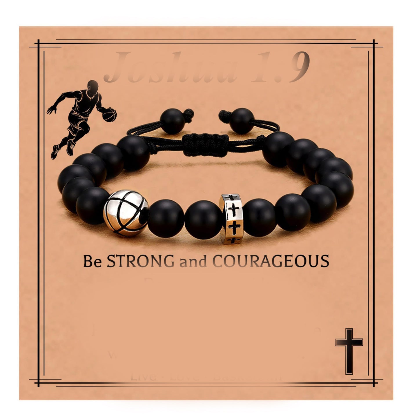 Bracciale Unisex Opaco con Corde Intrecciate a Motivo Geometrico