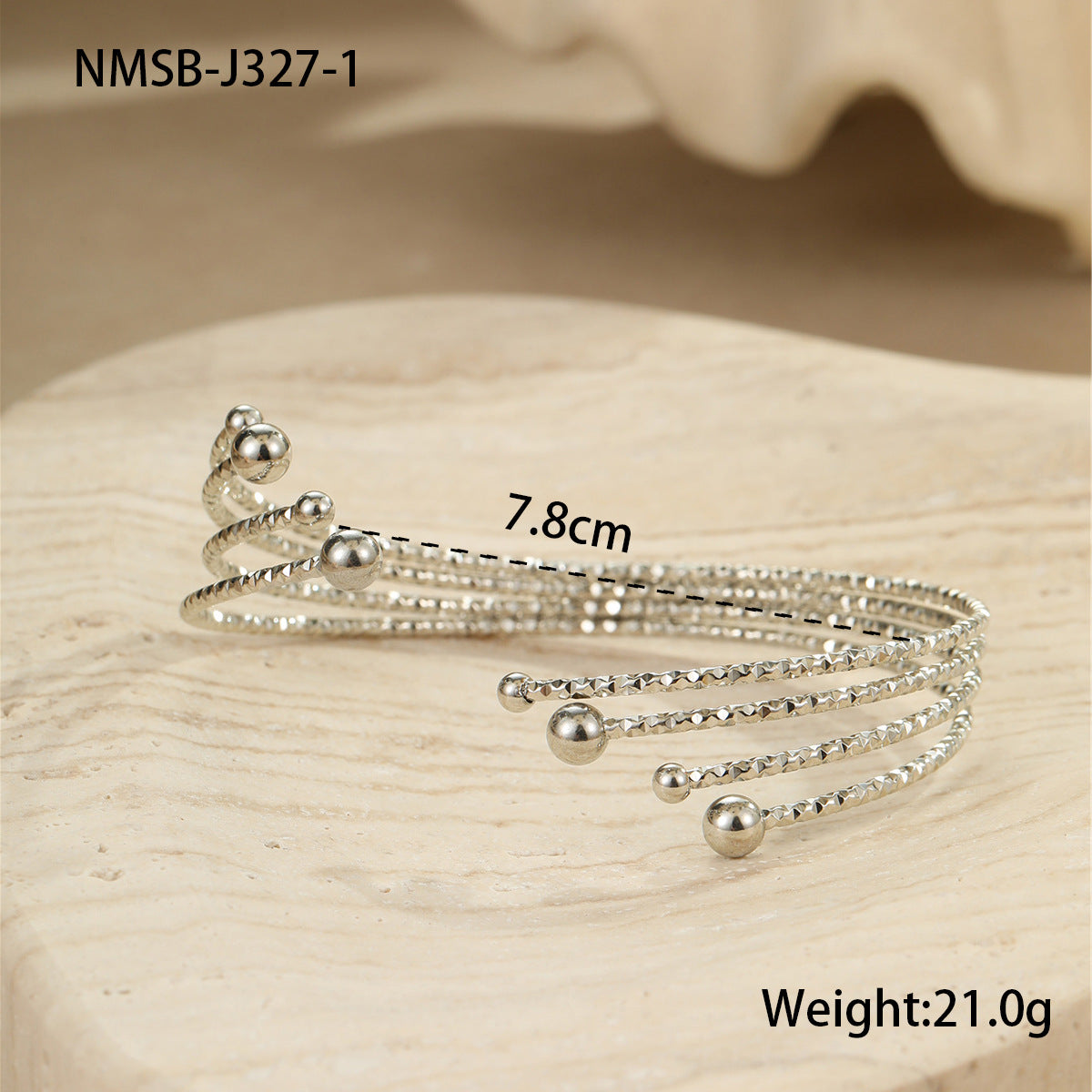 Fashionable Geometric Stainless Steel Bracelet and Titanium Steel Ring with 18K Gold Plating, Engraved Detail, Non-Fading Hand Jewelry for Women