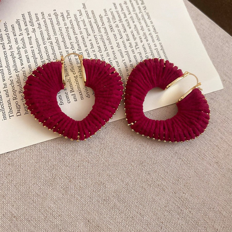 Retro Minimalist Geometric Resin Earrings with Zirconia Accents and 925 Silver Posts for Women
