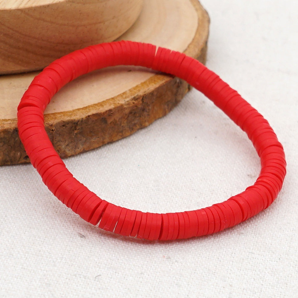 Bohemian Geometric Resin Bracelet