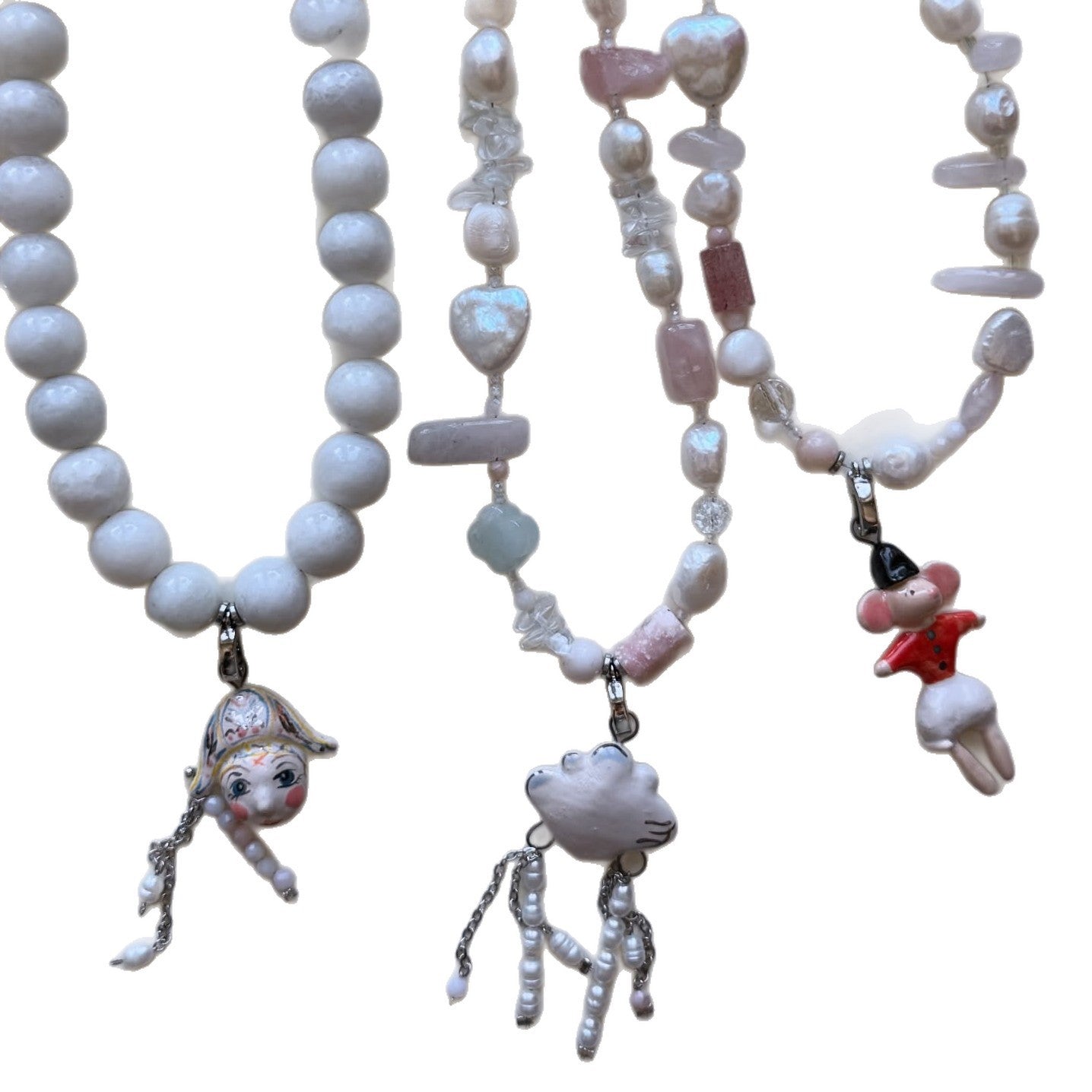 Geometric Animal Drip Oil Plated Stainless Steel Pendant