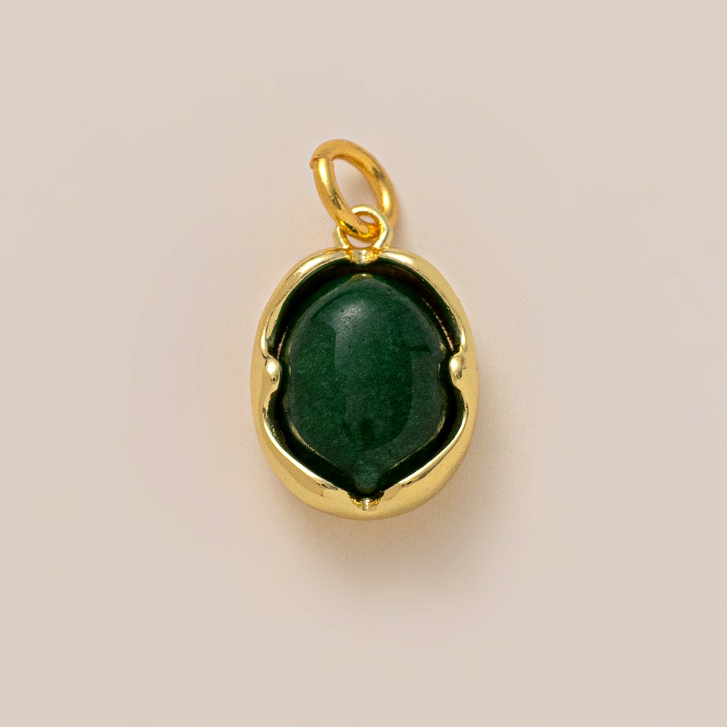 Bohemian Geometric Brass Pendant with 18K Gold Plating DIY Charm Bar for Unisex